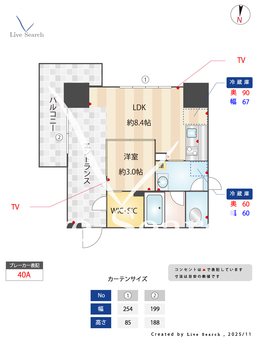 デュオフラッツ池尻大橋 1101 【東京都池尻大橋駅】 の間取り図