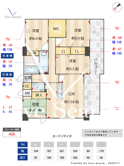 BPRレジデンス高宮 801 【福岡県高宮駅】 の間取り図