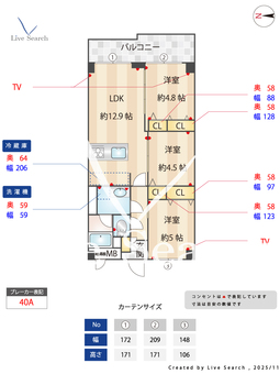 パシフィック馬事公苑前2号棟 202 【東京都千歳船橋駅】 の間取り図