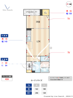 0006558　リバーサイド　桂 0202 【滋賀県ＪＲ東海道本線 石山駅 徒歩5分】 の間取り図