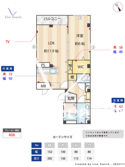 グランメゾン北浦和 401 【埼玉県北浦和】 の間取り図