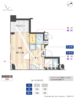 メインステージ四ツ谷 604 【東京都中央・総武線各停 四ッ谷駅】 の間取り図