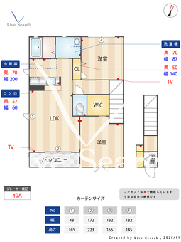 4604090　エスポアール　N 201 【滋賀県坂田駅坂田】 の間取り図