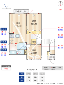 ピエールリヴィエール　B 203 【茨城県赤塚駅】 の間取り図