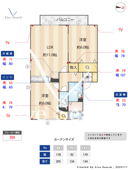 パークハイム皿山 C201 【福岡県西日本鉄道天神大牟田線　高宮駅　徒歩32分】 の間取り図