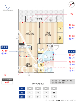 アクティ C101 【兵庫県岡場駅】 の間取り図