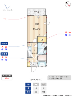 オーピェースB 103 【兵庫県新長田駅】 の間取り図