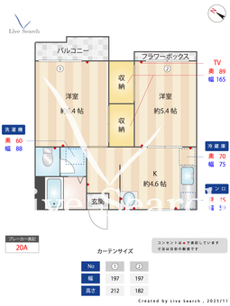 サンコーハイツ 203 【神奈川県平塚駅】 の間取り図