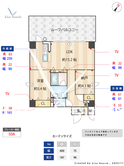Forelsket（フォレルスケット） 203 【大阪府JR高槻駅】 の間取り図