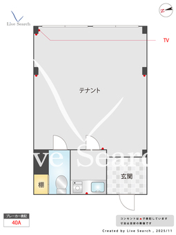 コーポシオ 101 【東京都新宿西口駅】 の間取り図