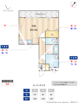 El puerto de Kishiyu 101 【神奈川県小田急相模原駅】 の間取り図