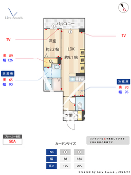 グランデ　アルベロ 202 【千葉県妙典駅】 の間取り図
