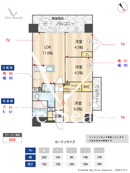 ジニア浅草 1001 【東京都浅草駅】 の間取り図