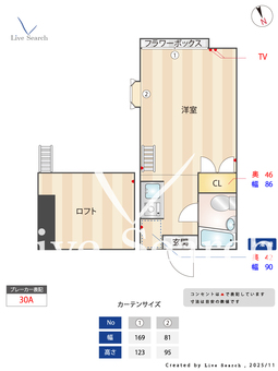 ビルデンス狛江B号館 101 【東京都喜多見駅】 の間取り図