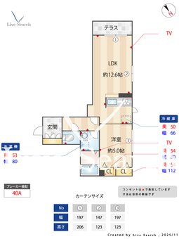ロシェ落合南長崎 103 【東京都落合南長崎】 の間取り図