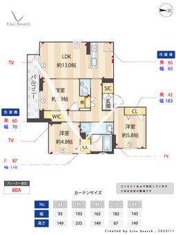 グリナージュ 201 【神奈川県小机駅】 の間取り図