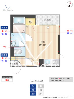 フォレナ 301 【神奈川県平塚駅】 の間取り図