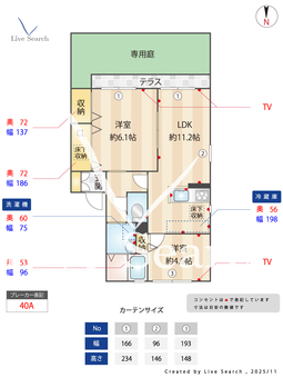 ワイズヴィラ B102 【和歌山県ＪＲ和歌山線 高野口駅】 の間取り図
