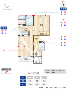 シャーメゾンK 101 【大阪府大和田駅】 の間取り図