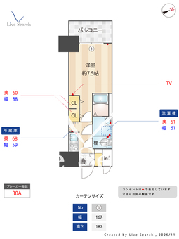 S-RESIDENCE豊田avanta 805 【愛知県豊田市駅】 の間取り図