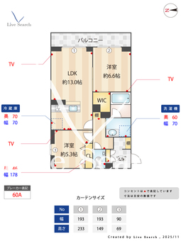 グリナージュ 203 【神奈川県小机駅】 の間取り図