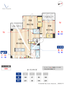 ブルームステージ 201 【神奈川県長津田駅】 の間取り図