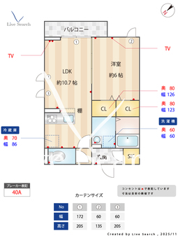 プランドール蒲生南町Ⅰ 301 【埼玉県新田駅】 の間取り図