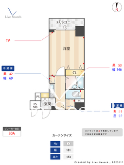 ドルチェ銀座東･壱番館 402 【東京都八丁堀駅】 の間取り図