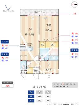 リバーパーク蒲生 C303 【埼玉県蒲生駅】 の間取り図