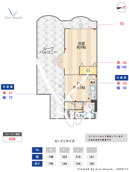 エクセレントリブ六甲 403 【兵庫県阪急神戸線　六甲駅】 の間取り図