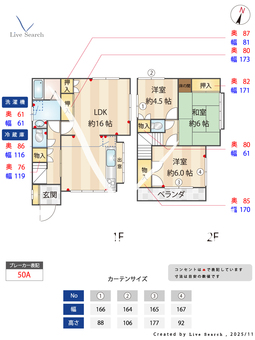 中川邸  【東京都多摩川駅】 の間取り図