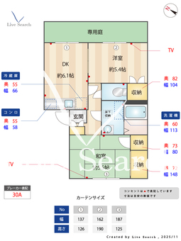フレグランス北神戸G 102 【兵庫県道場南口駅】 の間取り図