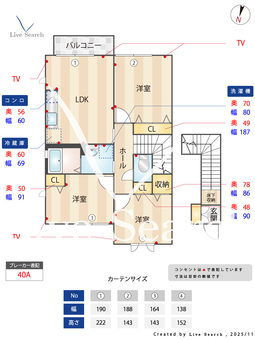 メゾン古閑中 201 【熊本県新八代駅】 の間取り図