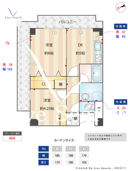 フォーラム3 201 【神奈川県上大岡駅】 の間取り図
