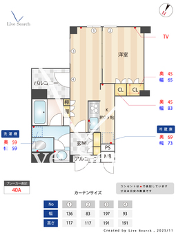 プラチナコート広尾 402 【東京都広尾】 の間取り図