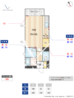 シャーメゾン春日出 202 【大阪府千鳥橋駅】 の間取り図
