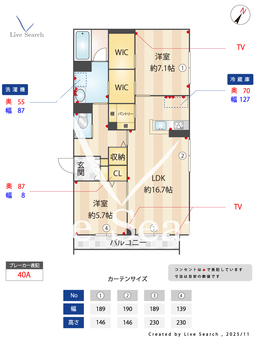 セルディーナ流星台 203 【茨城県つくば駅】 の間取り図