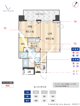 LaSante千駄木 906 【東京都西日暮里】 の間取り図