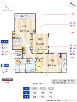ラ　カーサ渋谷本町 302 【東京都西新宿五丁目駅】 の間取り図