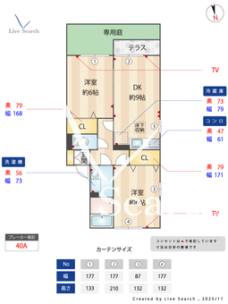 オークスハイムつきぢ 101 【埼玉県上福岡駅】 の間取り図