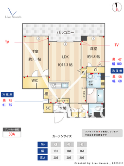 ゼフィールメゾンプレミア緑園 202 【神奈川県相模鉄道いずみ野線　南万騎が原駅】 の間取り図