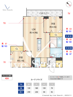 セルディーナ流星台 101 【茨城県つくば駅】 の間取り図