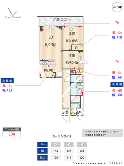 プライムガーデン若木 510 【東京都上板橋】 の間取り図