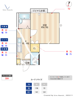 ピース・スクウェア鶴見Ⅱ   201 【神奈川県鶴見市場】 の間取り図