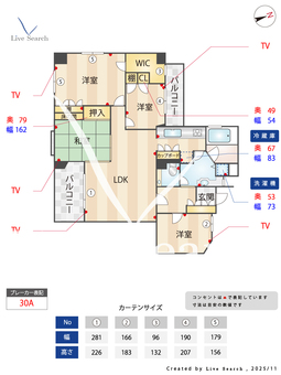 エイトバレー浄水 305 【福岡県薬院大通駅】 の間取り図