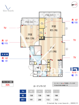グレイス武蔵中原2 201 【神奈川県武蔵中原】 の間取り図
