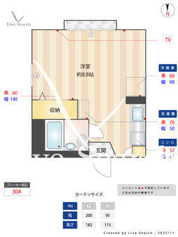 プチブラウン 201 【東京都江古田】 の間取り図