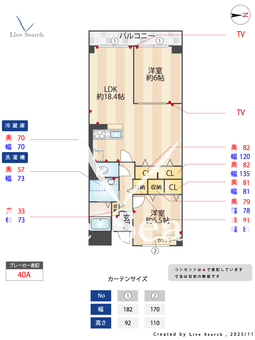 ヴィラ・ソレーユ高槻 302 【大阪府高槻駅】 の間取り図