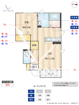 メゾン・フルール 105 【埼玉県南古谷駅】 の間取り図
