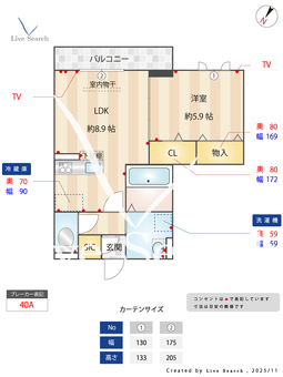パルクみつまめ 202 【埼玉県埼玉新都市交通　加茂宮駅　徒歩11分】 の間取り図